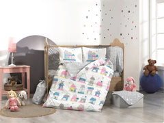 Felix - Pink - Pink White Blue Grey