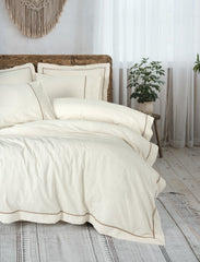 Banded - Brown - Brown Cream