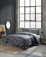 Üçgen - Grey - Grey White