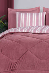 Soft Line - Claret Red