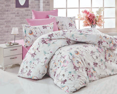 Ela - White Pink Purple Turquoise Orange