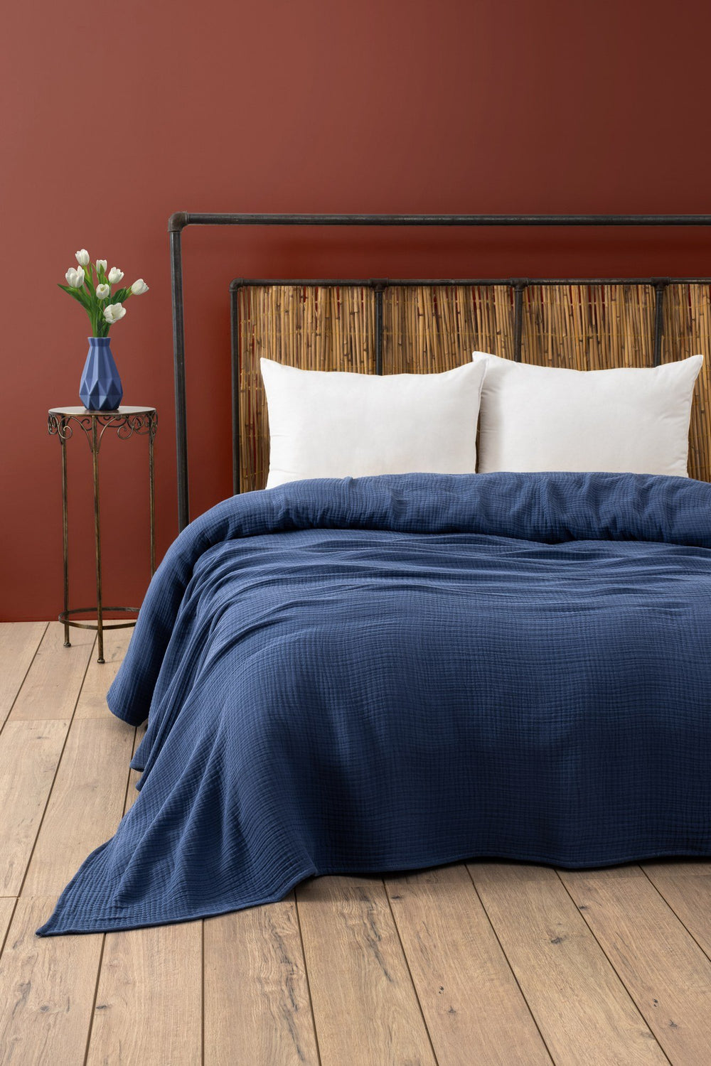Muslin - Navy Blue (220 x 250)
