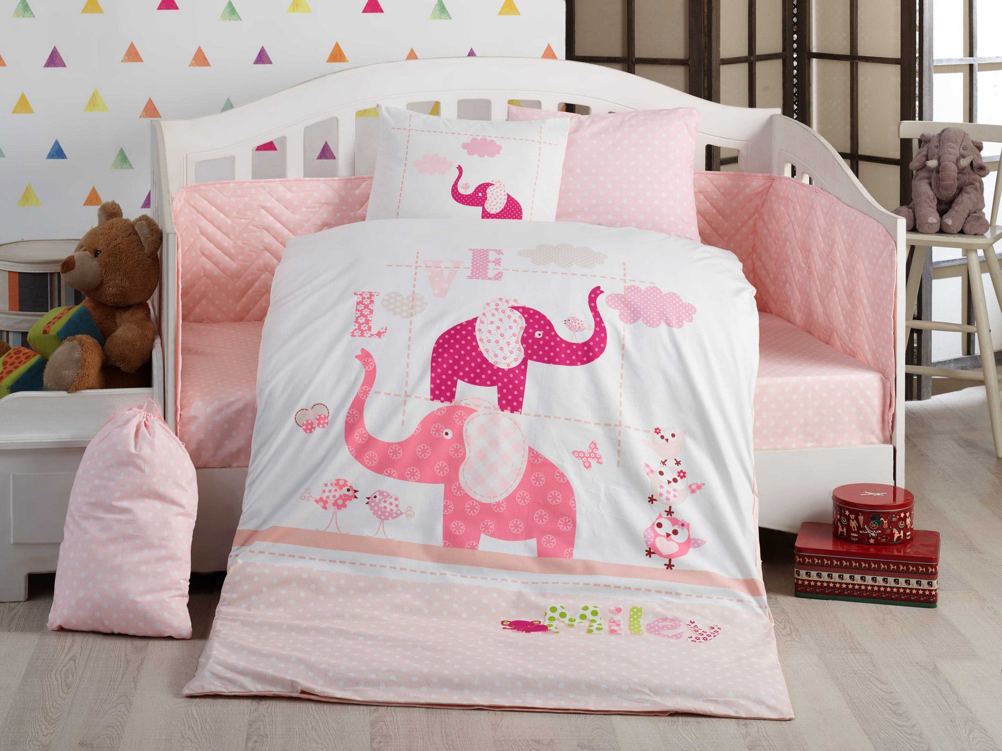 Preety - Pink - Pink White Purple Green