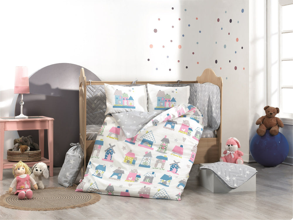 Felix - Pink - Pink White Blue Grey