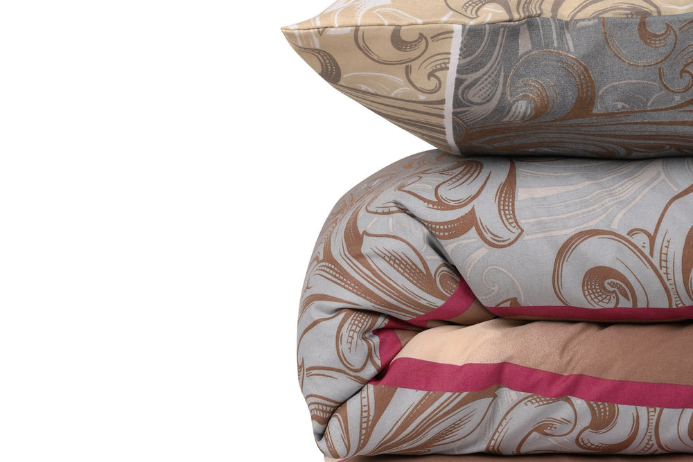 Basilisk - Cream Beige Grey Claret Red White