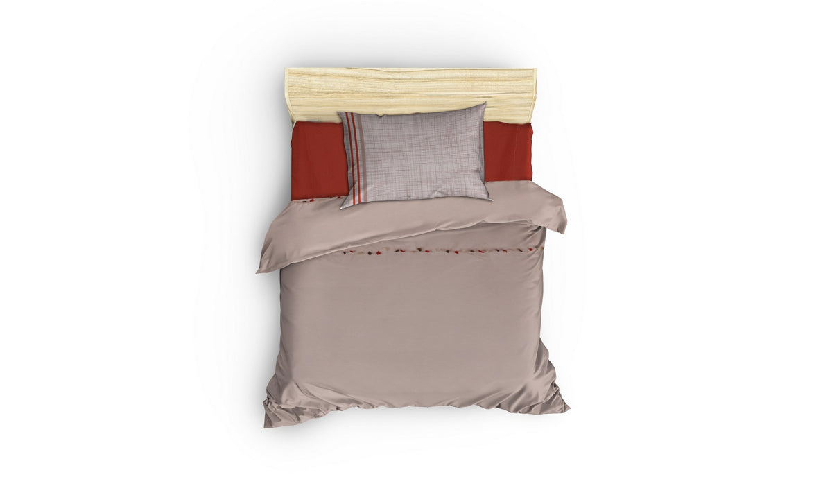Merri - Beige - Beige Tile Red Mink