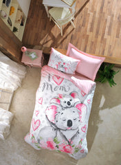 Koala - Pink - Pink White Green Grey