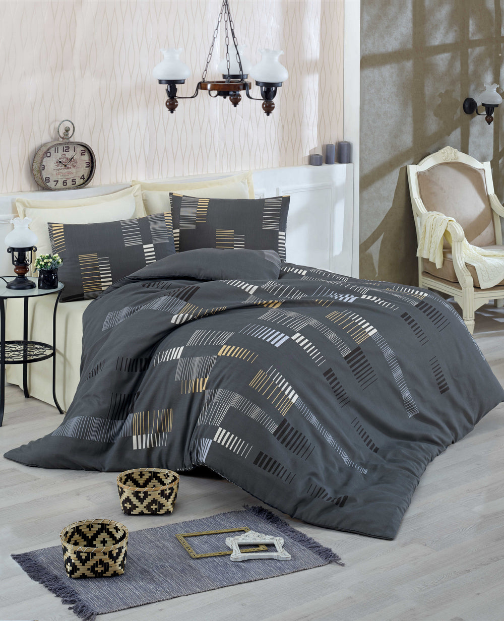 Trace - Anthracite - Anthracite Gold White