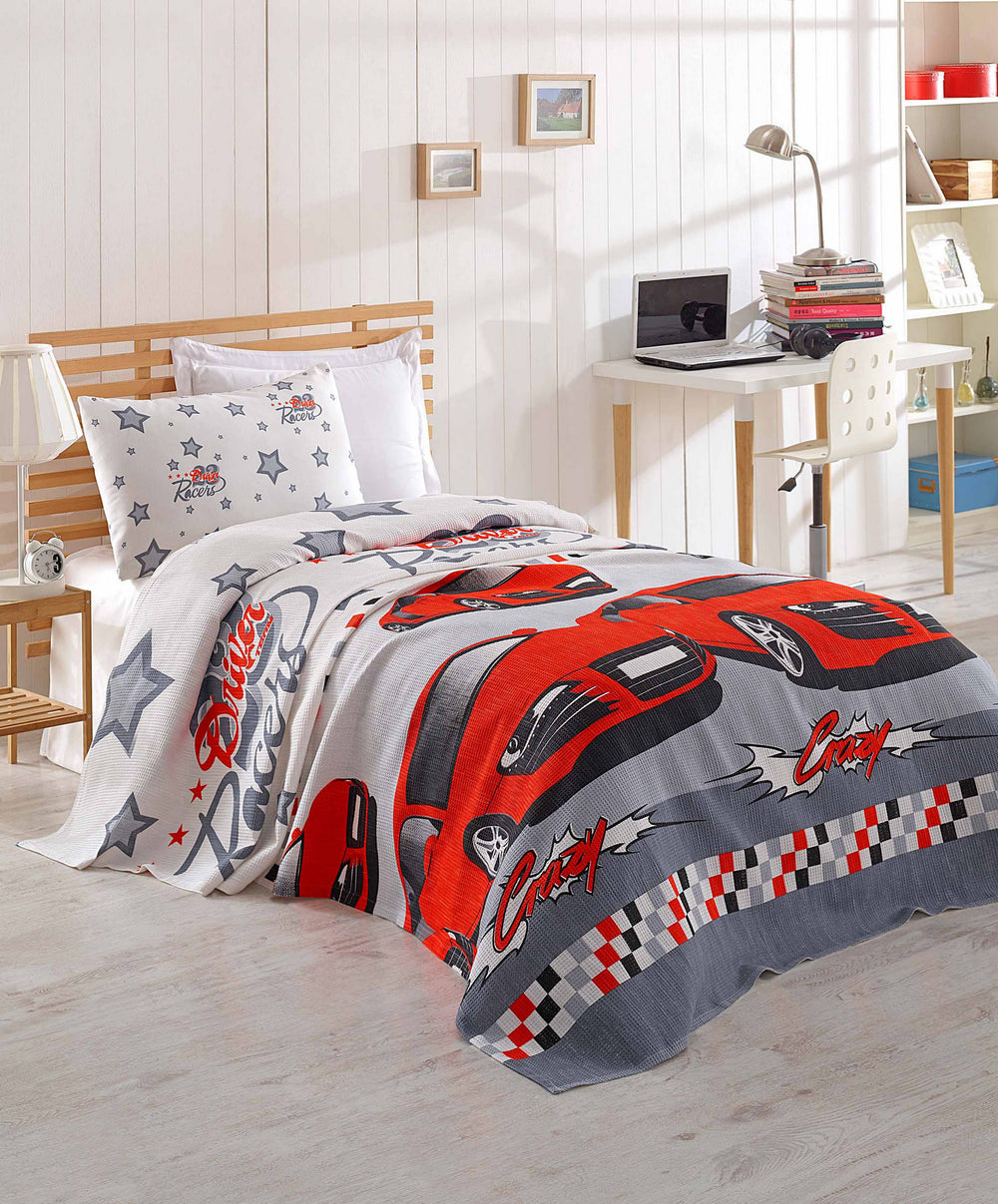 Crazy - Red - White Grey Red