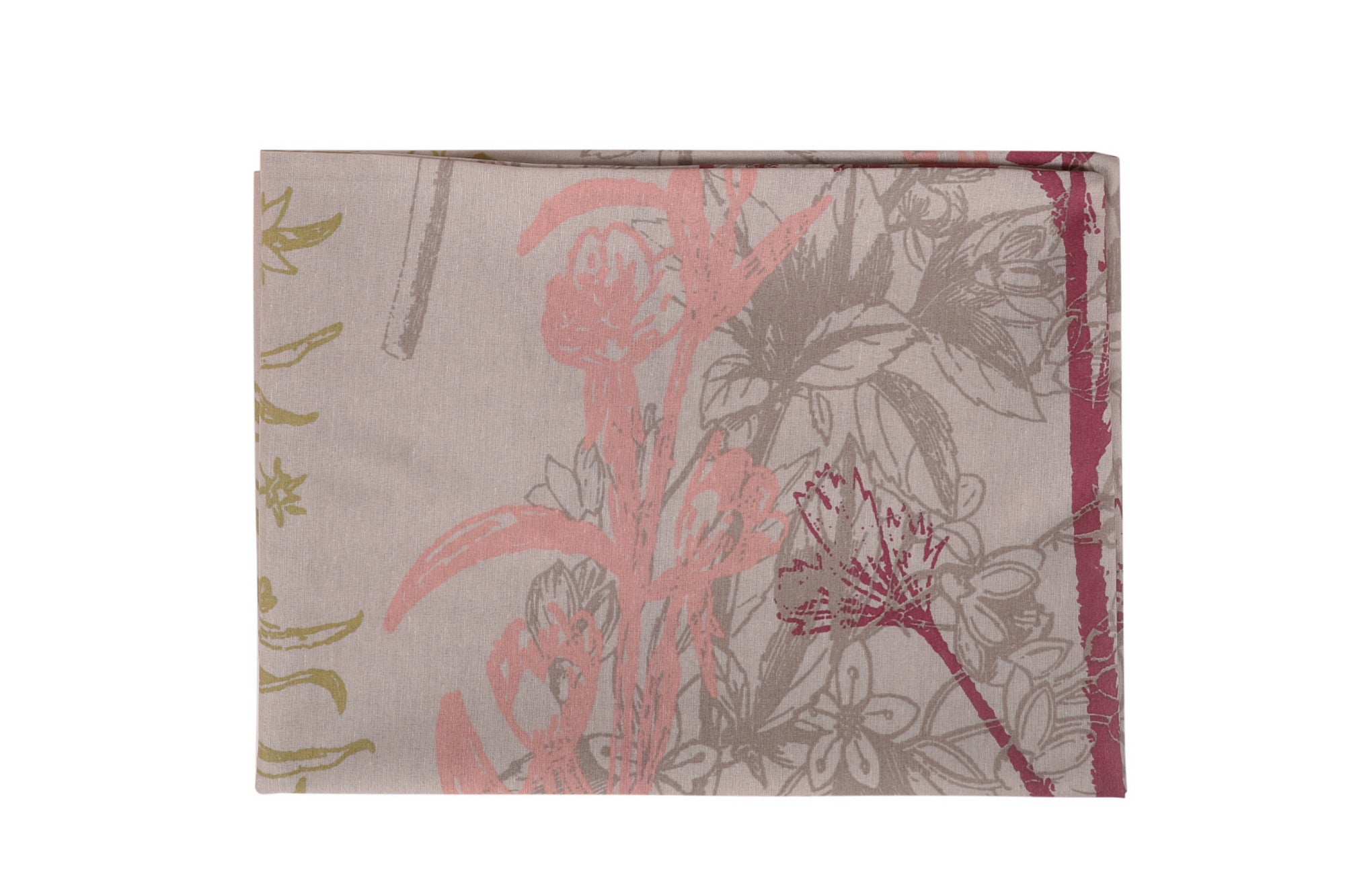 Urla - Beige - Beige Red Salmon Green