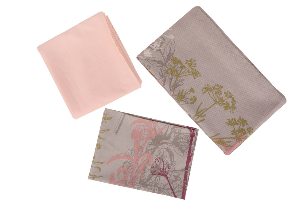 Urla - Beige - Beige Red Salmon Green