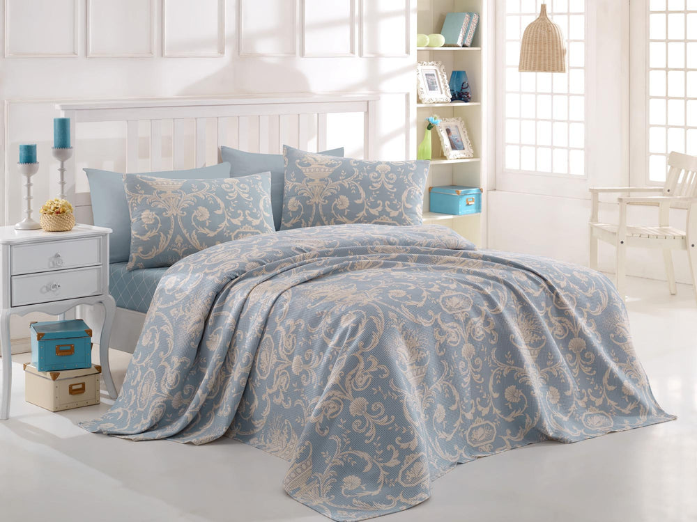 Tuval - Blue - Blue Cream