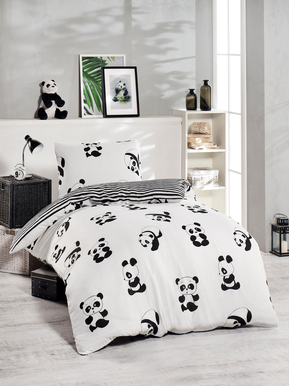 Panda - Black - Black White