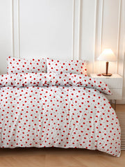 Love Heart - Red White