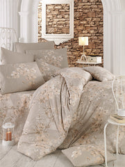 Elena - Brown - Brown Beige Salmon