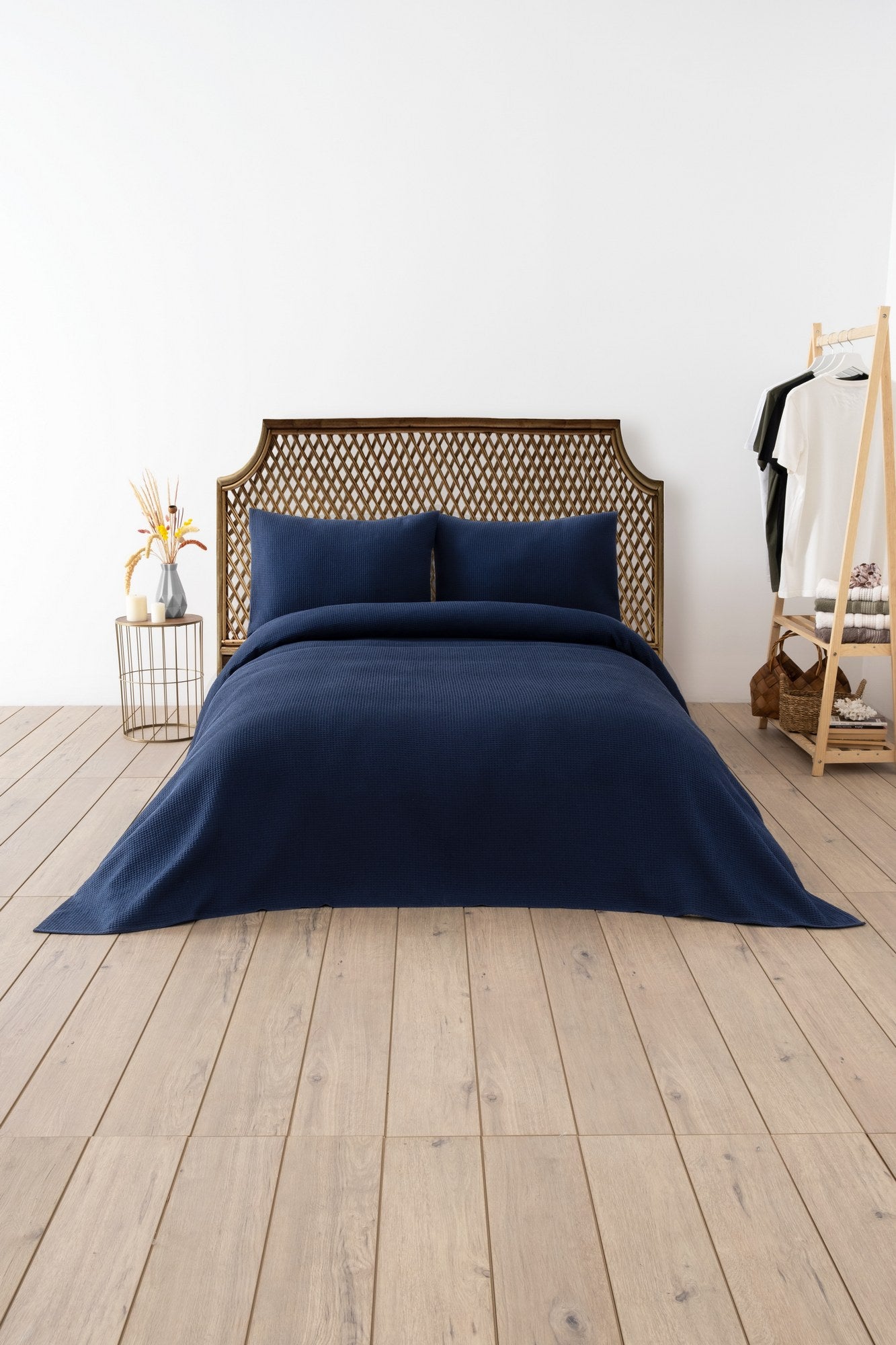 Waffle - Navy Blue
