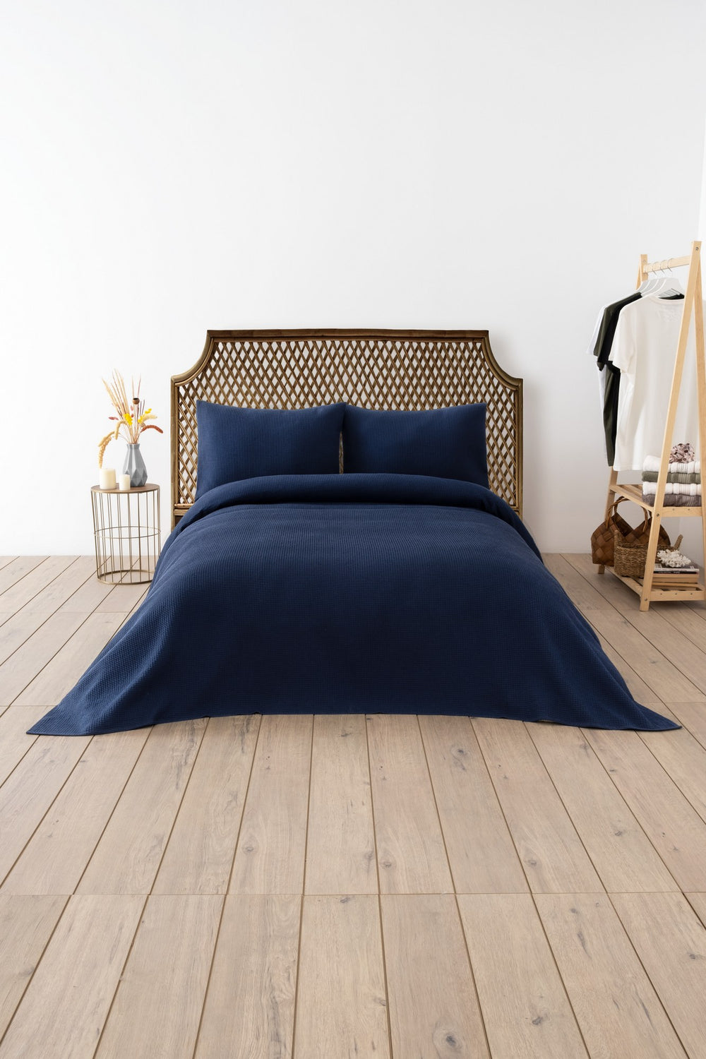 Waffle - Navy Blue