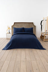Waffle - Navy Blue