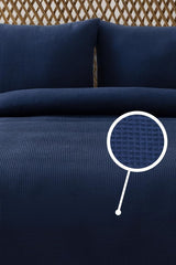 Waffle - Navy Blue