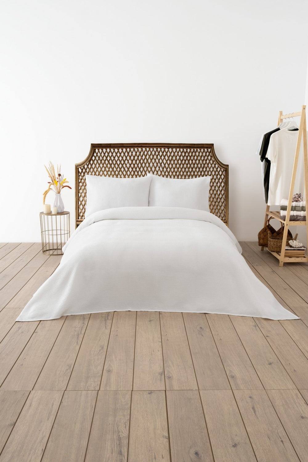 Waffle - White