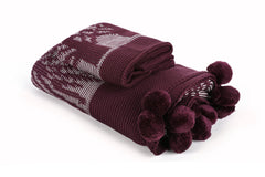 Ponpon Tree - Claret Red