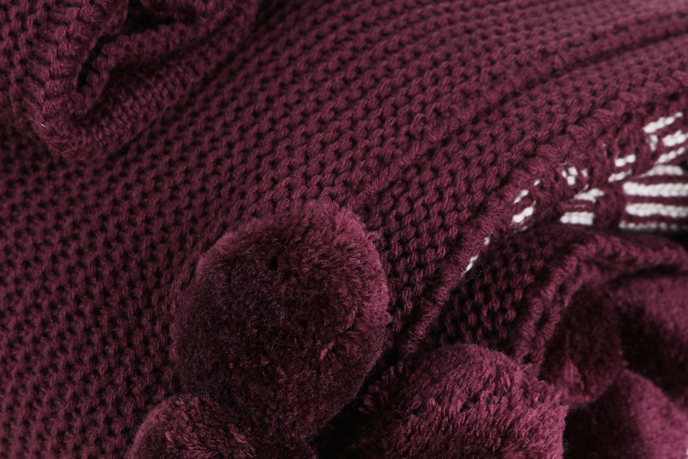 Ponpon Tree - Claret Red