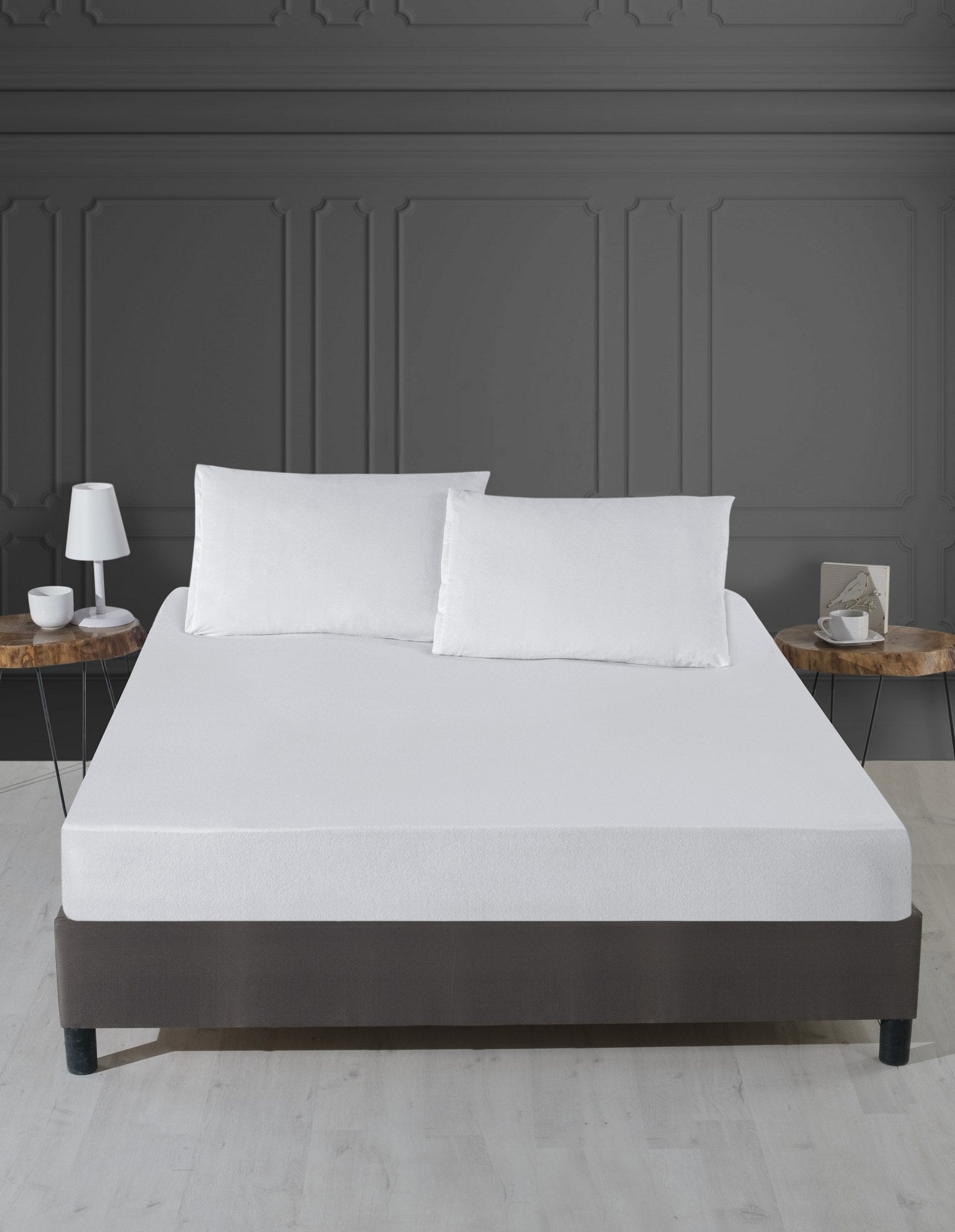 Alez Fitted (180 x 200) v2 - White