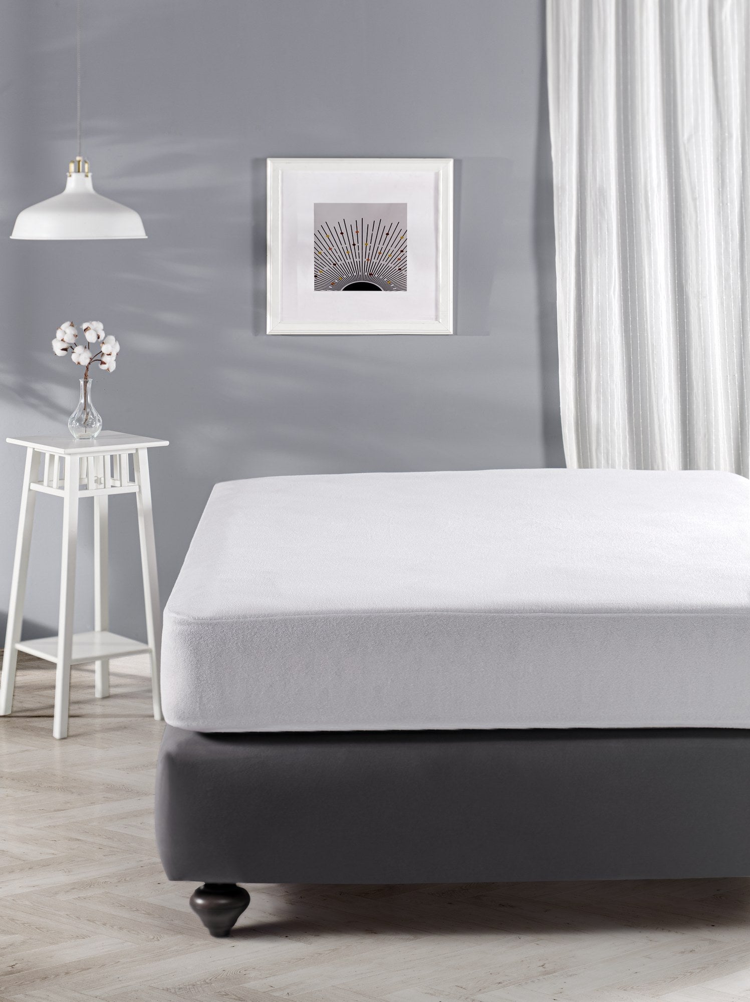 Alez Fitted (180 x 200) v2 - White