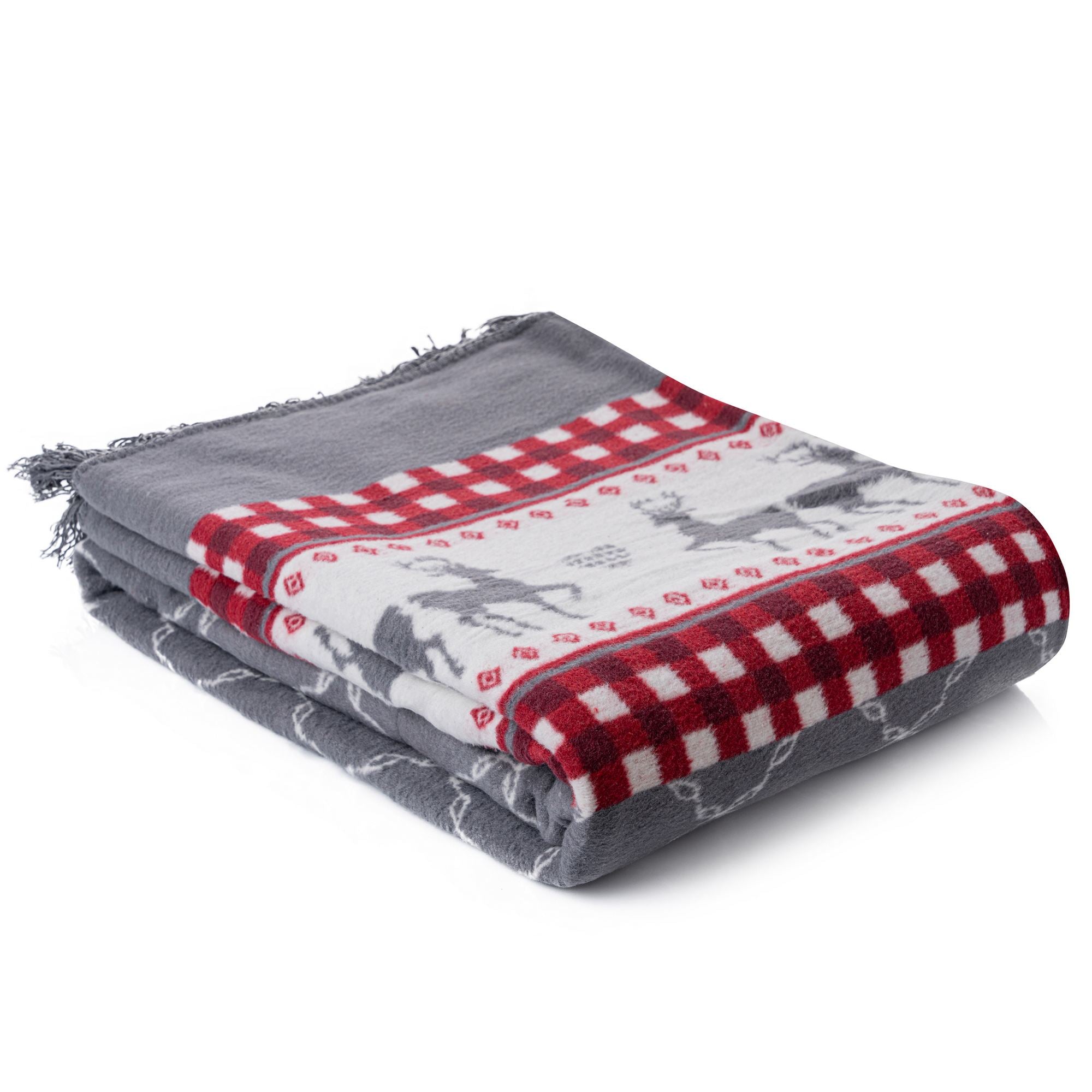 Jesus - Grey White Red