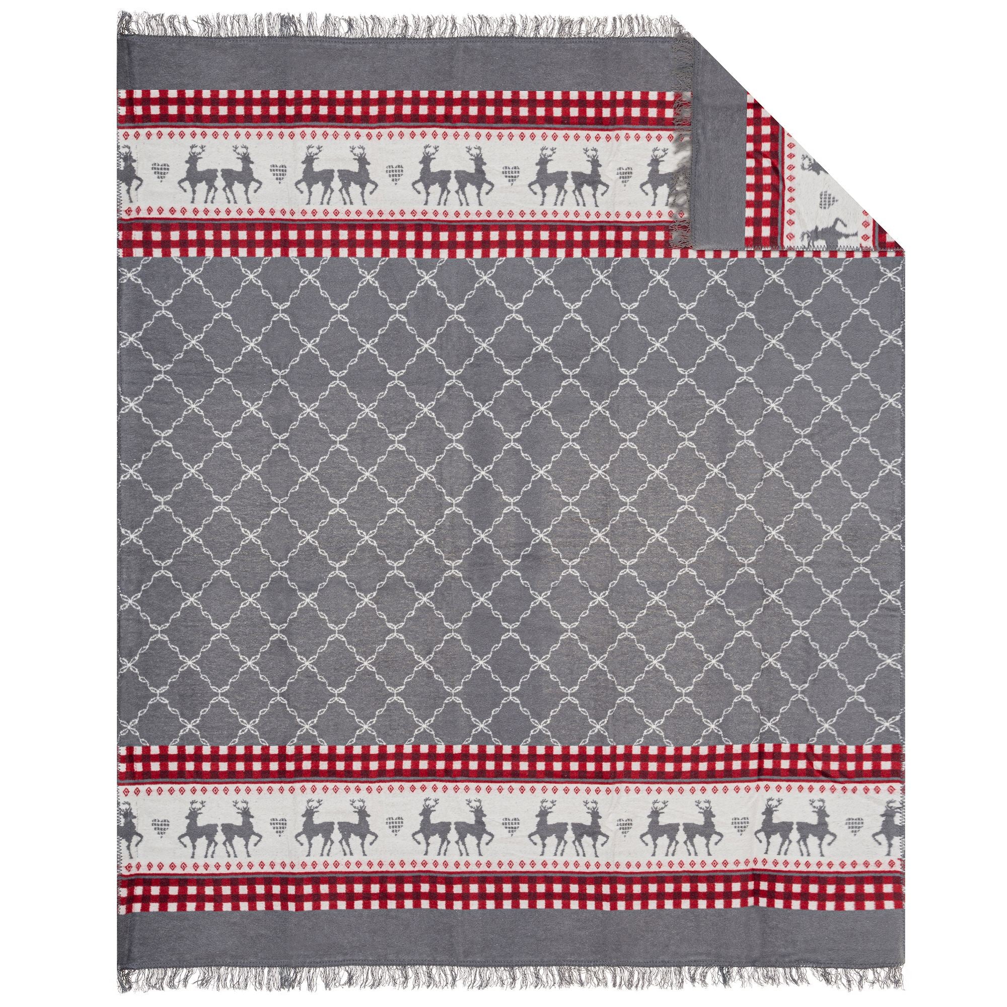 Jesus - Grey White Red